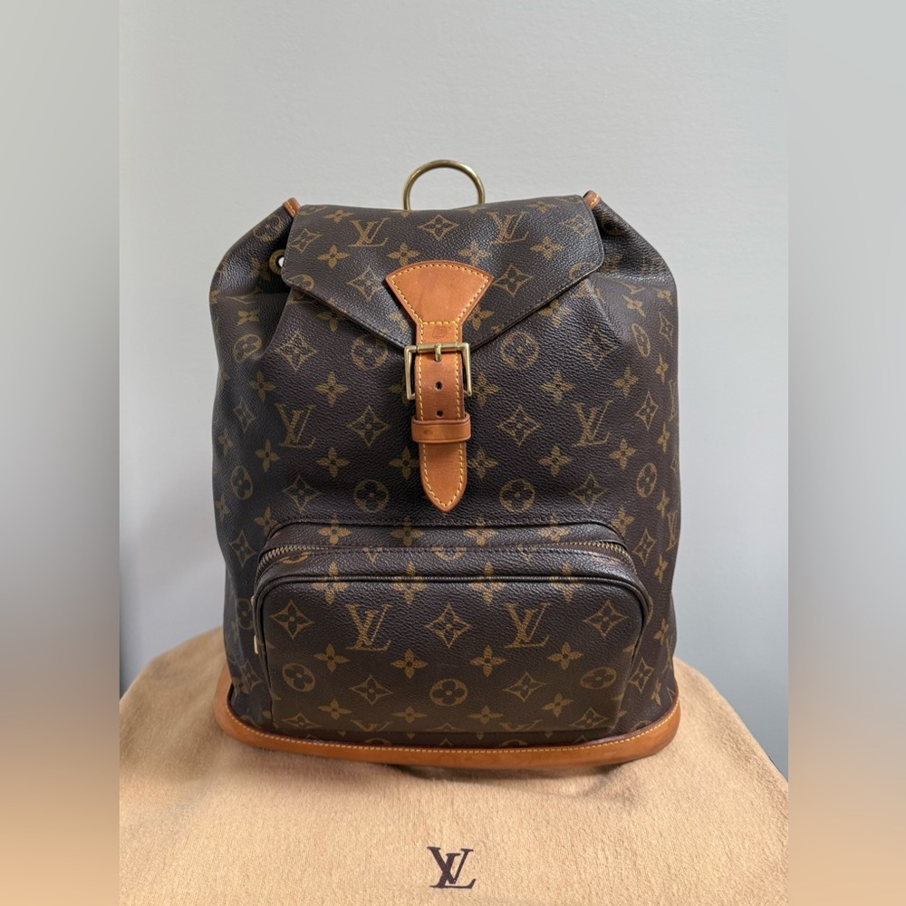 Louis Vuitton Dark Brown Monogram Backpack